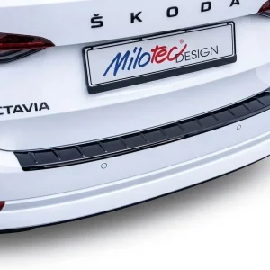 Cenový Hit Plastový kryt prahu zadních dveří Škoda Octavia IV Combi Facelift (od roku 2024>) černý MILOTEC