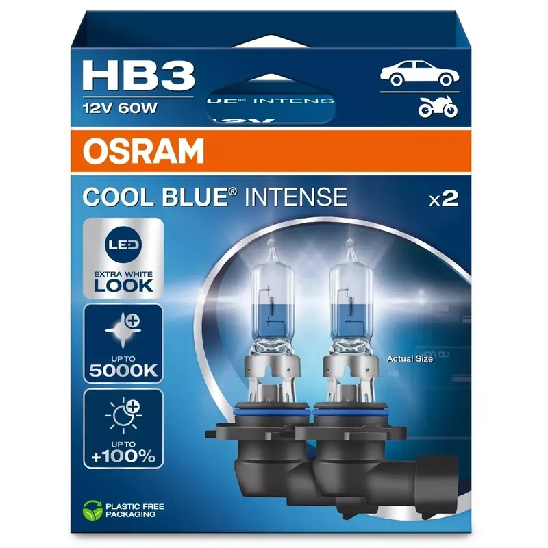 Ihned K Objednání Žárovky HB3 OSRAM Cool Blue Intense 5000K (DUO BOX 2 ks)