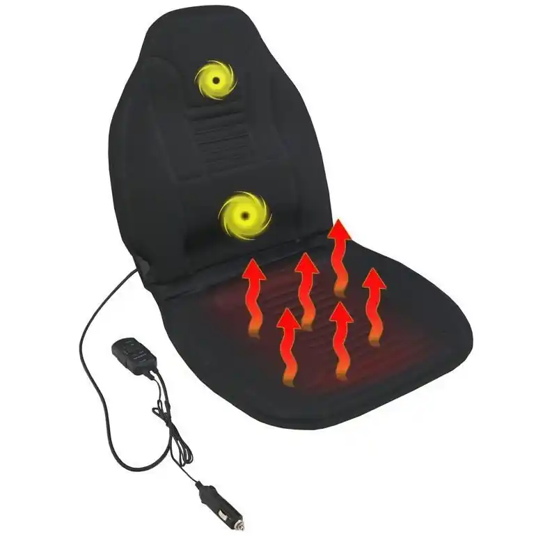 Vyhřívaný potah sedadla s masáží 12V COMPASS TWIN Autentický