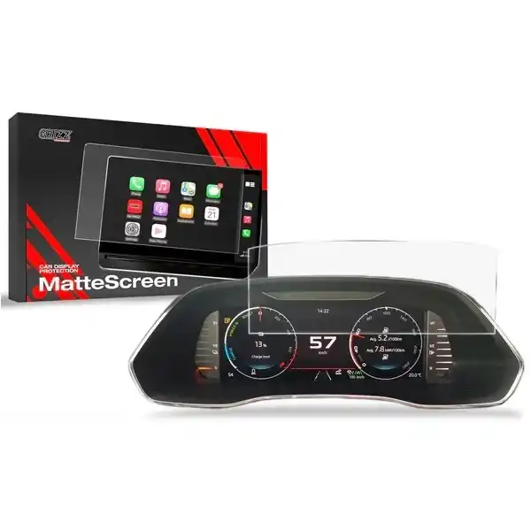 Objednat Nyní Matná fólie na displej GRIZZ Protector pro Škoda Karoq (od roku 2022>) - displej Virtual Cockpit 10,25"