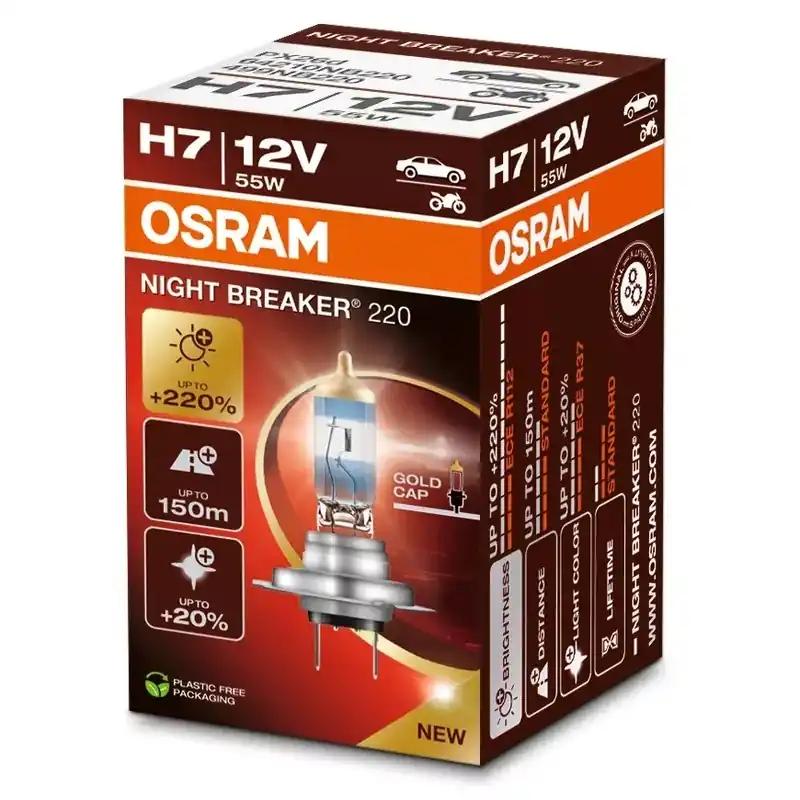 Žárovka H7 Osram NIGHT BREAKER 220 Rychlé Dodání