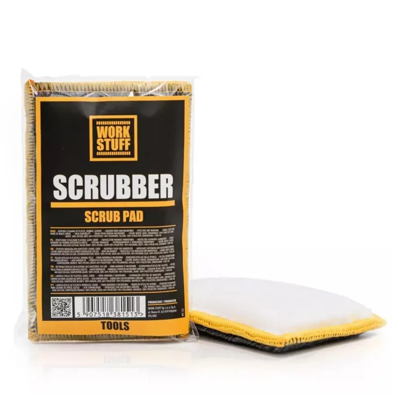 Víkendová Akce Houba na interiér WORK STUFF SCRUBBER s kartáčovým a mikrovláknovým povrchem