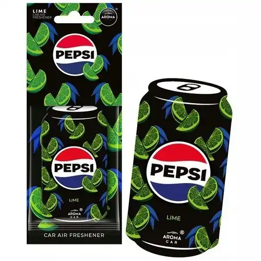 Vůně do auta AREON PEPSI LIME plechovka, papírová, závěsná Koupit Online