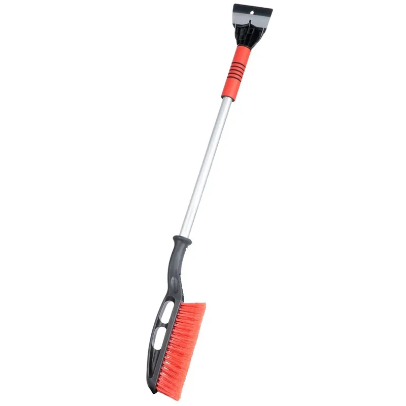 Škrabka na led a sníh se smetákem AMIO s plastovou čepelí, 89 cm Cenová Bomba