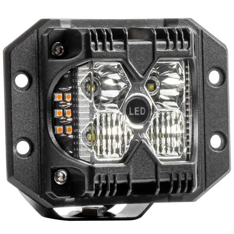 Cenově Výhodný LED pracovní světlo 6000 LM 125x80x90 mm, 60W pro zapuštění, bílo oranžové AMIO