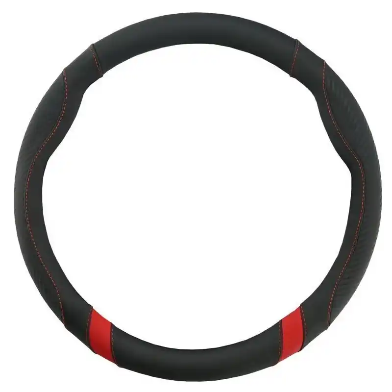 Potah volantu COMPASS TOURING 37 - 39 cm, černo červený Finální Výprodej