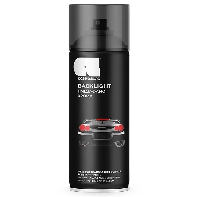 Zatmavovací černá barva na světla COSMOSLAC, 400 ml Finální Výprodej