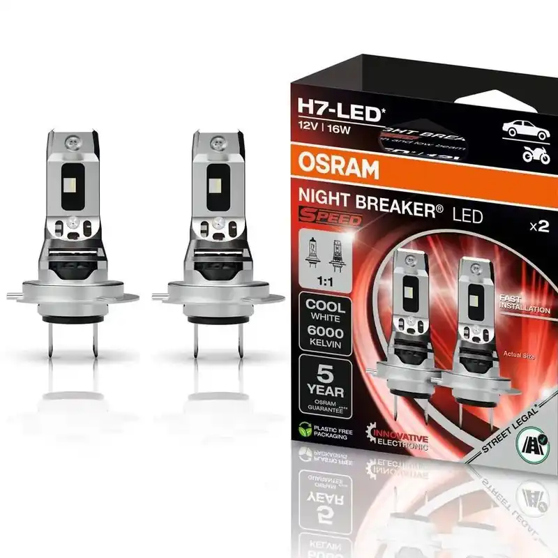 Víkendová Akce LED žárovky H7 OSRAM Night Breaker LED SPEED