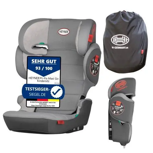 Expresní Doručení Dětská autosedačka Heyner i-FIX MAXI GO 15 - 36 kg - Koala šedá 784120