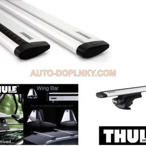 Sleva Střešní nosič na podelníky Škoda Octavia II Combi (2005) - Thule Wingbar