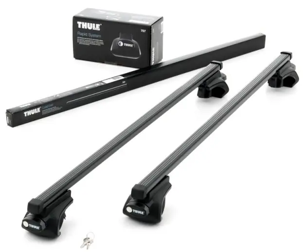 Sleva Střešní nosič na podelníky Škoda Octavia II Combi (2005 - 2013) - Thule Squarebar