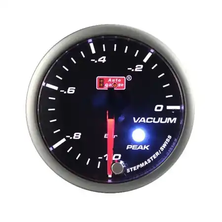 Ukazatel podtlaku v sání Auto Gauge - průměr 52 mm Novinka