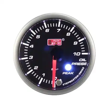 Ukazatel tlaku oleje Auto Gauge - průměr 52 mm Akční Cena