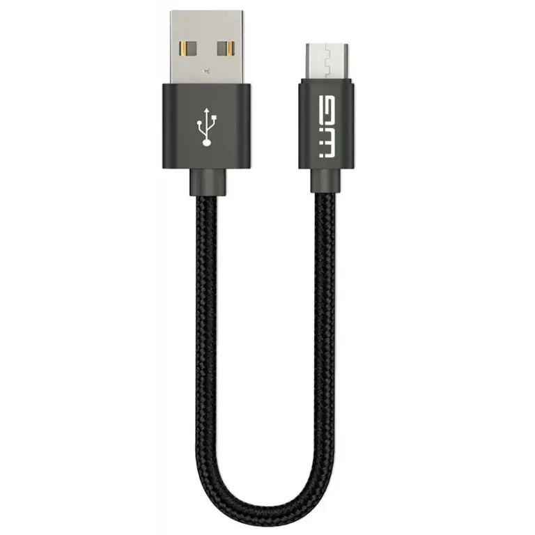 Datový kabel s konektorem USB-A micro USB, 20 cm, 2.1A WINNER GROUP Ihned K Objednání