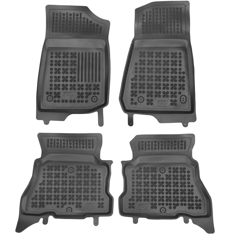 Jen Po Omezenou Doba Gumové autokoberce Jeep Wrangler IV Unlimited (od roku 2017>) zvýšený okraj REZAW