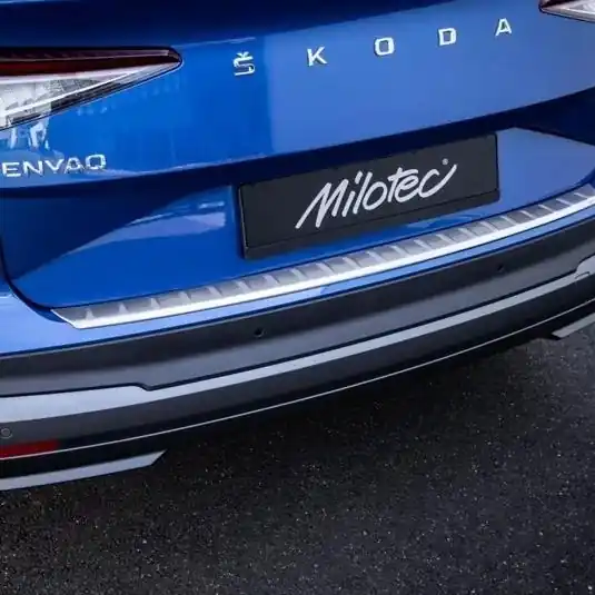 Nejlepší Cena Plastový kryt prahu zadních dveří Škoda Enyaq iV Enyaq (od roku 2020>) ALU BRUSH MILOTEC