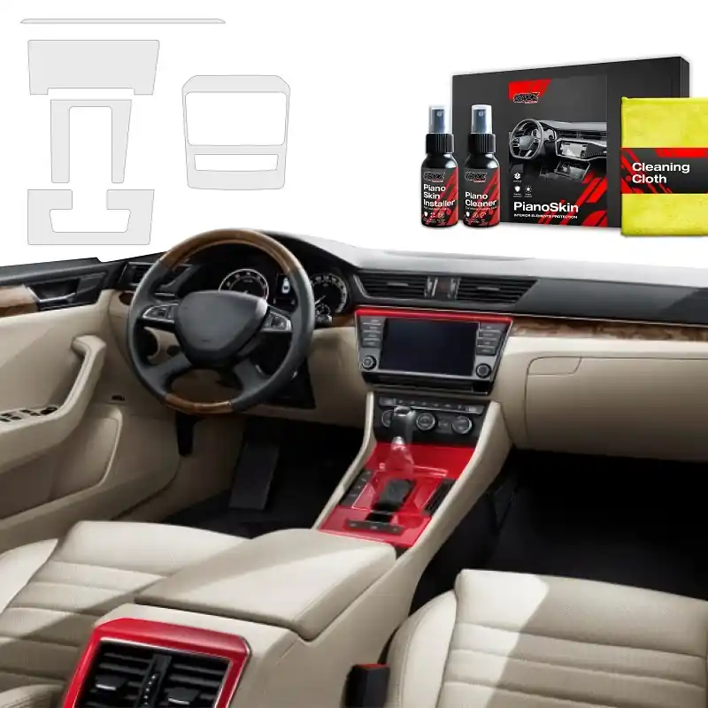 Aktuální Ochranné fólie interiéru Škoda Superb III (2015 - 2024) GRIZZ Protector, 5v1, matné
