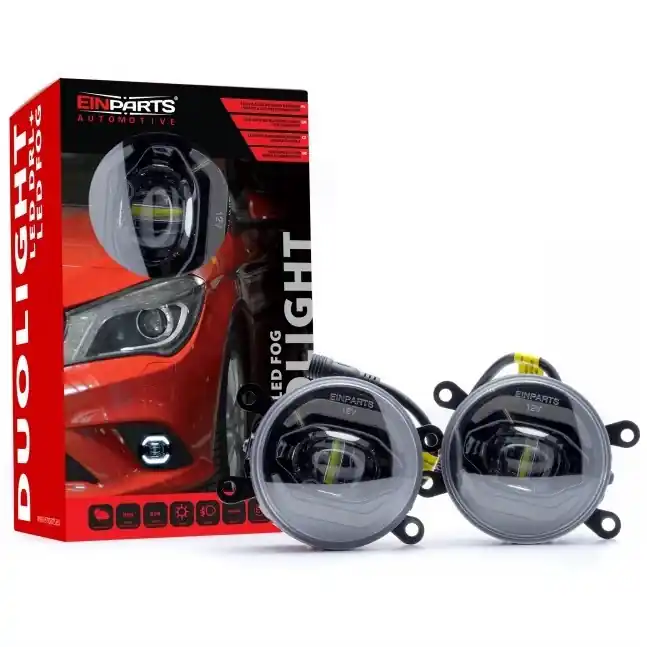 Jen Po Omezenou Doba Denní svícení s mlhovkou EINPARTS DUOLIGHT DL38, průměr 90 mm