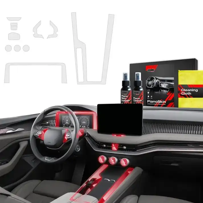 Ochranné fólie interiéru Škoda Superb IV (od roku 2023>) GRIZZ Protector, 8v1, matné Sleva