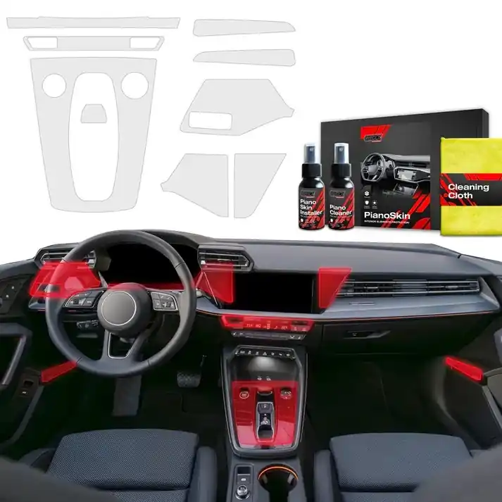 Ochranné fólie interiéru Audi A3 Facelift (od roku 2024>) GRIZZ Protector, 9v1, matné Víkendová Akce