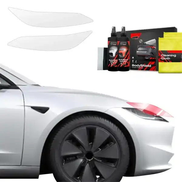 Sleva Ochranné fólie na světla Tesla Model 3 Facelift (2020 - 2023) GRIZZ Protector, 2 ks