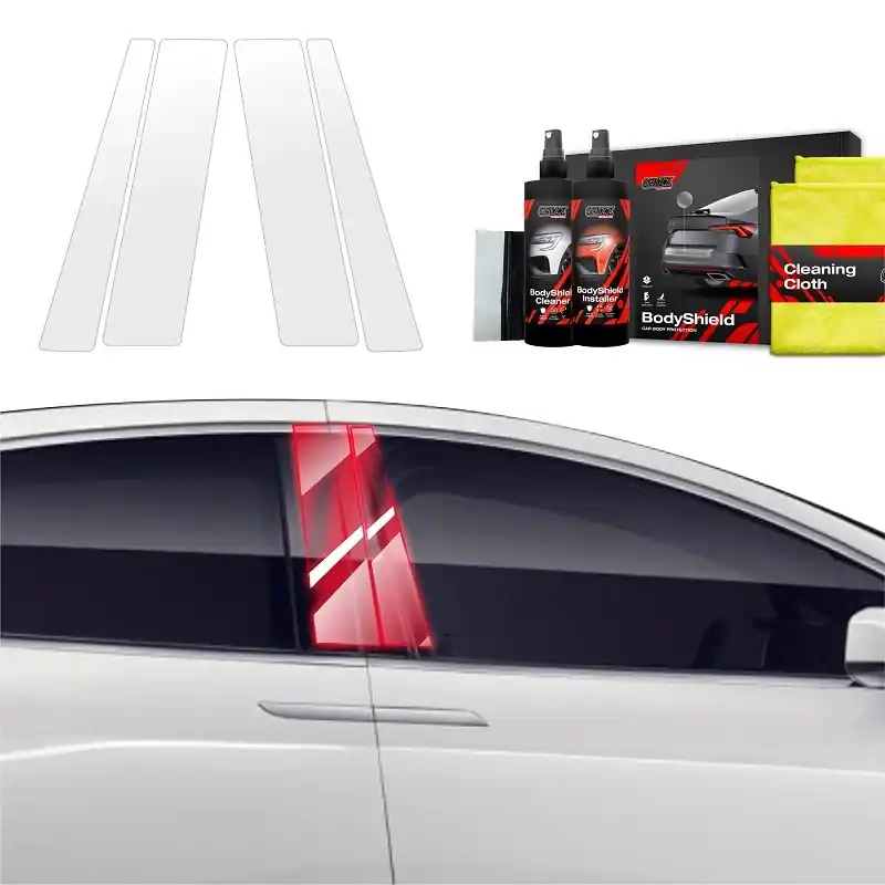 Super Cena Ochranné fólie na sloupky Tesla Model X (od roku 2021>) GRIZZ Protector, 4 ks