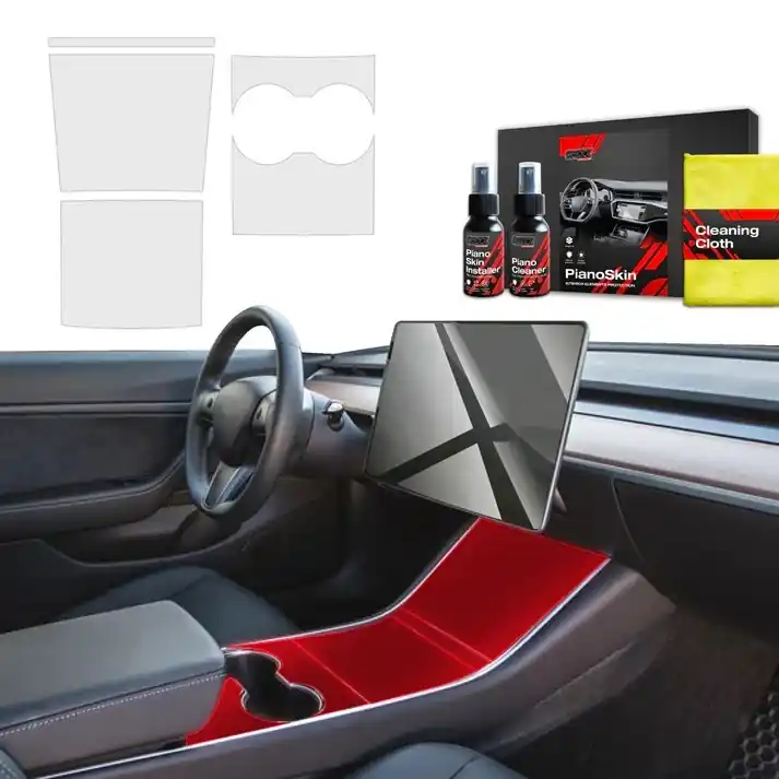 Nízká Cena Ochranné fólie interiéru Tesla Model 3 (2019 - 2020) GRIZZ Protector, 4v1, matné