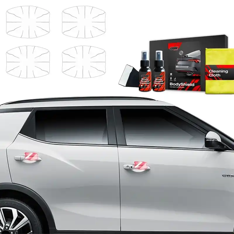 Ochranné fólie pod kliky SsangYong KGM Tivoli (od roku 2023>) GRIZZ Protector, 4 ks Výhodná Nabídka