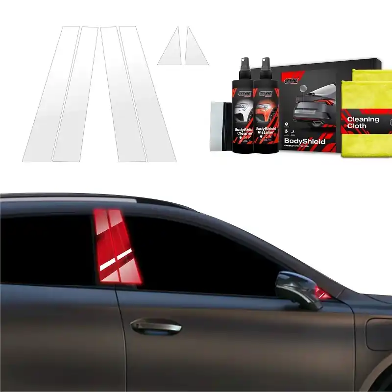 Autentický Ochranné fólie na sloupky Cupra Formentor Facelift (od roku 2024>) GRIZZ Protector, 6 ks