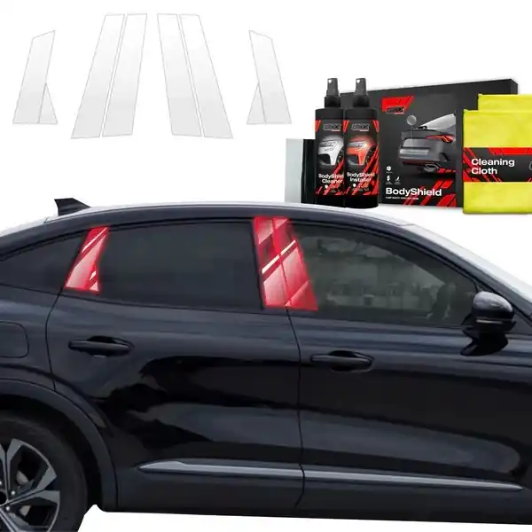 Speciální Cena Ochranné fólie na sloupky Renault Arkana (od roku 2021>) GRIZZ Protector, 8 ks