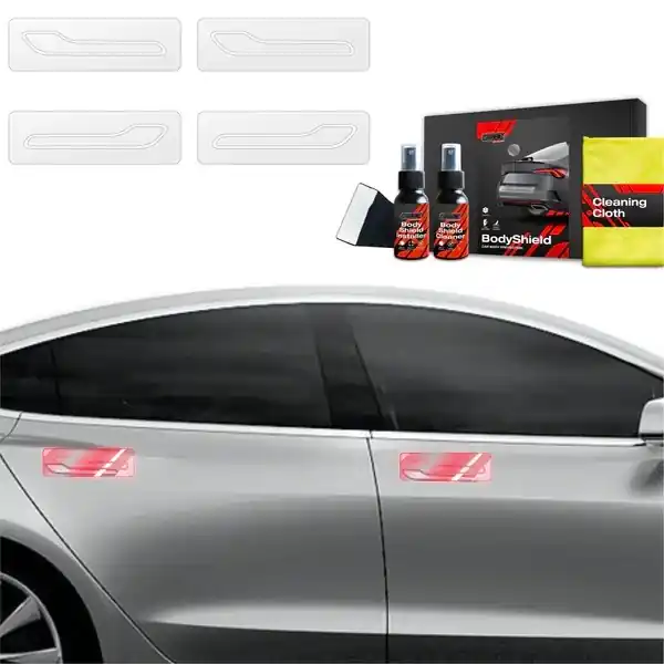 Autentický Ochranné fólie pod kliky Tesla Model 3 (2019 - 2020) GRIZZ Protector, 4 ks