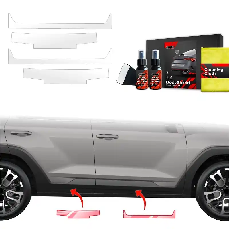 Akční Cena Ochranné fólie na prahy SsangYong KGM Torres (od roku 2023>) GRIZZ Protector, 4 ks