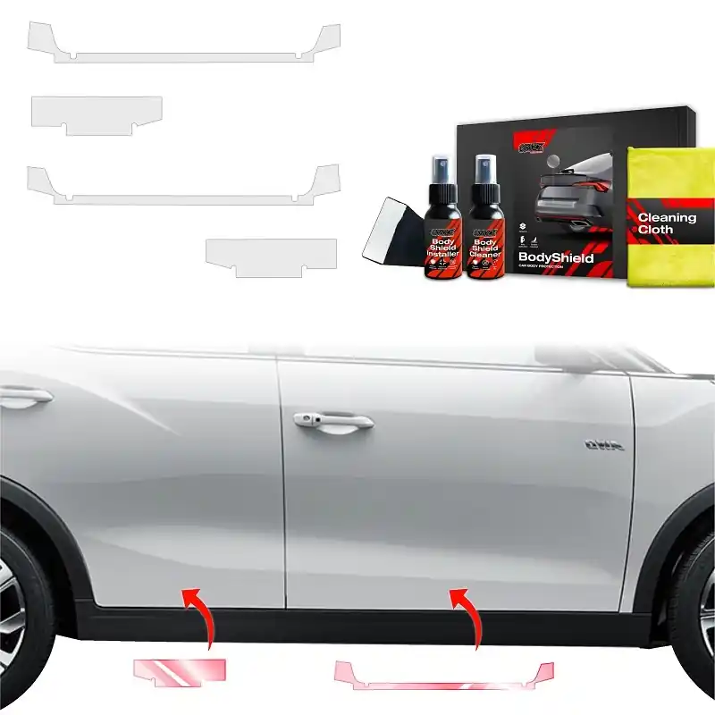 Ochranné fólie na prahy SsangYong KGM Tivoli (od roku 2023>) GRIZZ Protector, 4 ks Cenová Bomba
