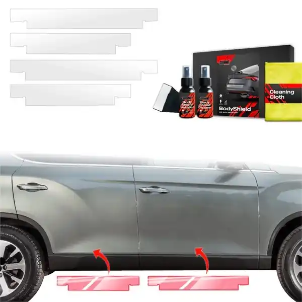 Ochranné fólie na prahy SsangYong KGM Rexton II (od roku 2023>) GRIZZ Protector, 4 ks Oblíbený