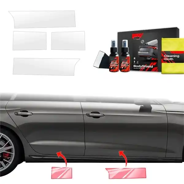 Ověřený Ochranné fólie na prahy Audi A4 B9 Combi Facelift (2019 - 2024) GRIZZ Protector, 4 ks