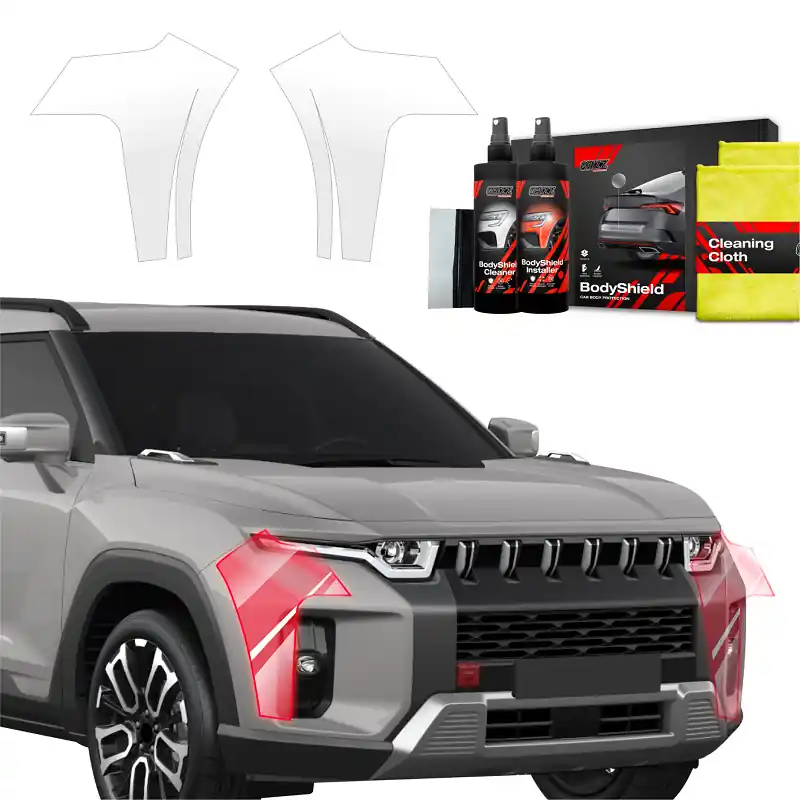 Cenová Bomba Ochranné fólie předního nárazníku SsangYong KGM Torres (od roku 2023>) GRIZZ Protector, 2 ks