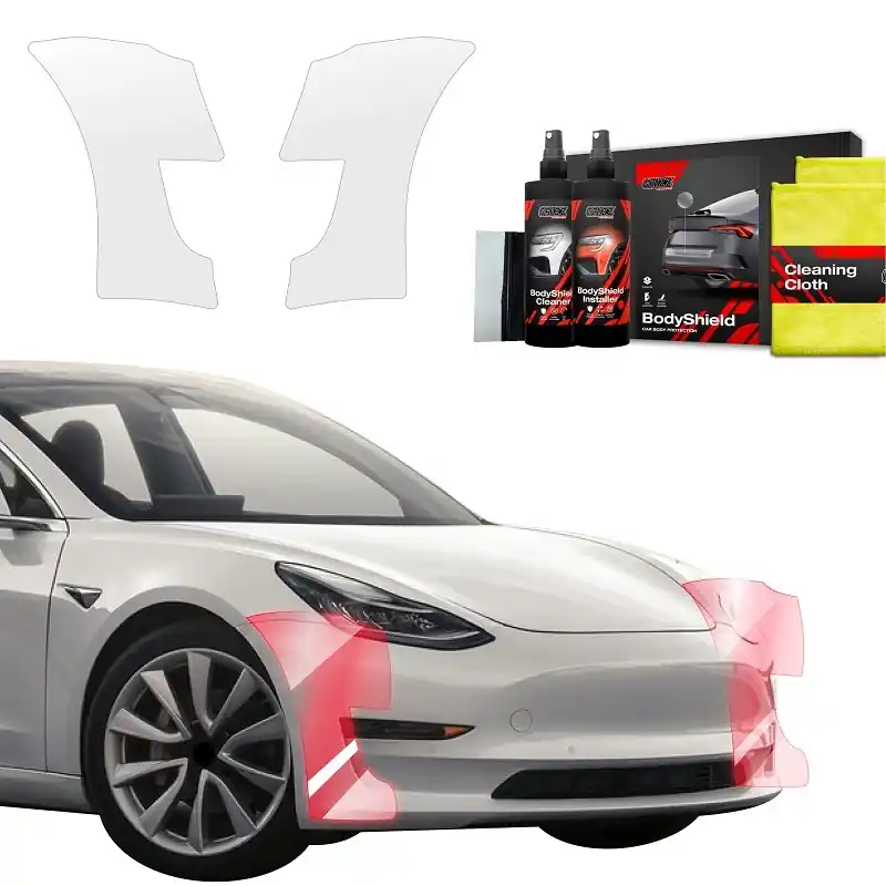 Zlevněný Ochranné fólie předního nárazníku Tesla Model 3 (2019 - 2020) GRIZZ Protector, 2 ks