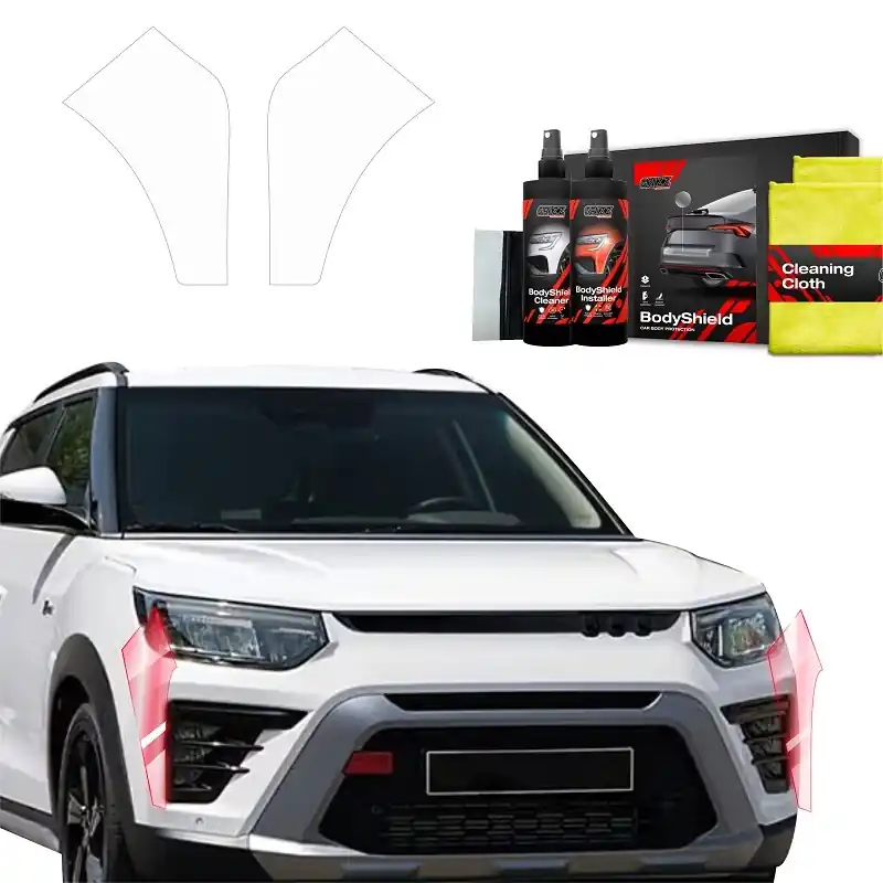 Levný Ochranné fólie předního nárazníku SsangYong KGM Tivoli (od roku 2023>) GRIZZ Protector, 2 ks