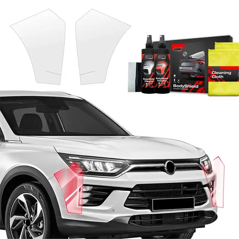 Ochranné fólie předního nárazníku SsangYong KGM Korando IV (od roku 2023>) GRIZZ Protector, 2 ks Zlevněný