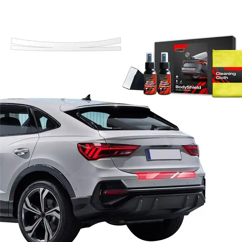 Značkový Ochranná fólie zadního nárazníku Audi Q3 (2018 - 2025) GRIZZ Protector, 1 ks