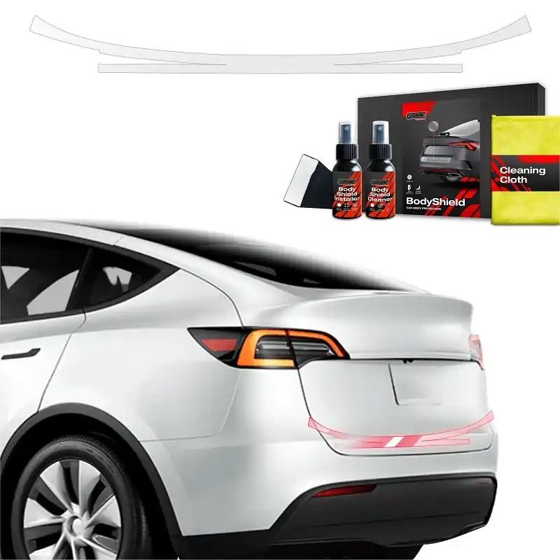 Sezónní Sleva Ochranná fólie zadního nárazníku Tesla Model Y (2021 - 2025) GRIZZ Protector, 1 ks