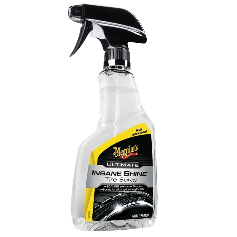 Lesk na pneumatiky MEGUIARS Ultimate Insane Shine Tire Spray, 473 ml Poslední Šance