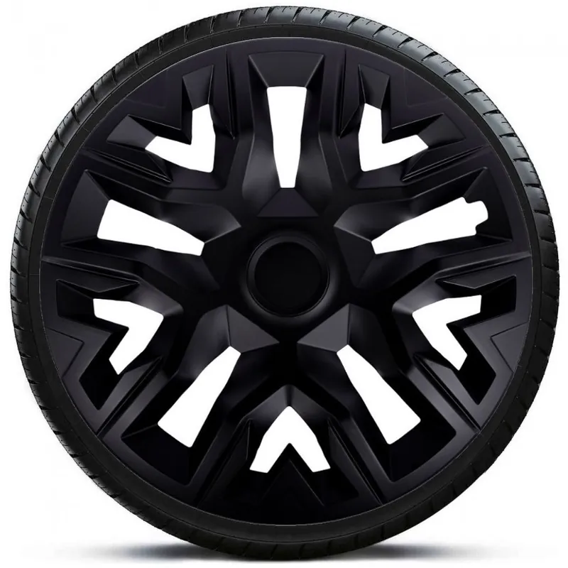 Poklice na kola - kryty kol THE BEST black mat 14" - sada 4 ks - NRM Expresní Doručení