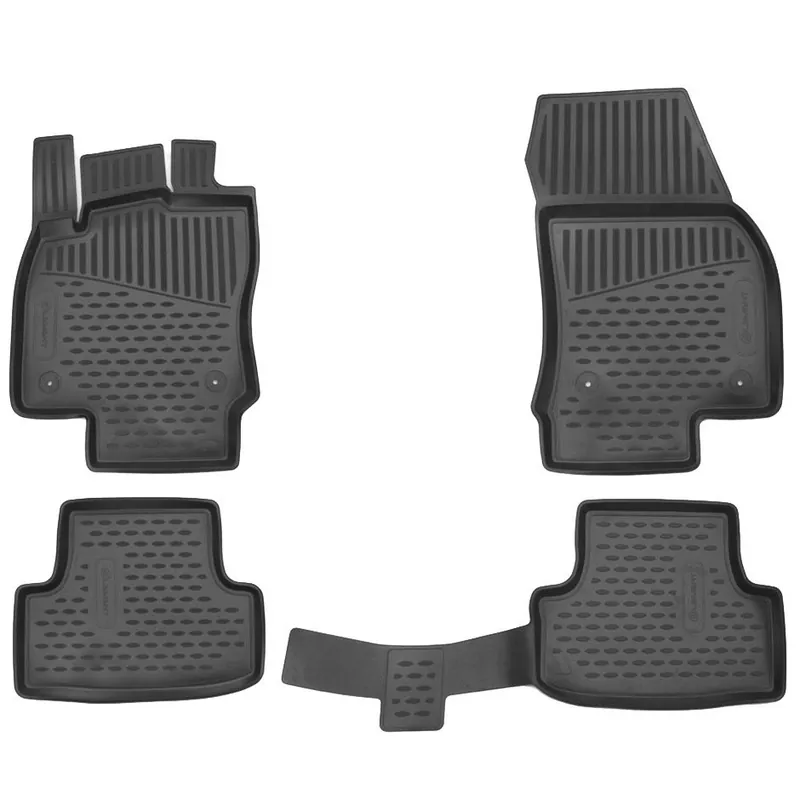 Cenově Výhodný Gumové autokoberce Seat Ateca (od roku 2016>) se zvýšeným okrajem NOVLINE