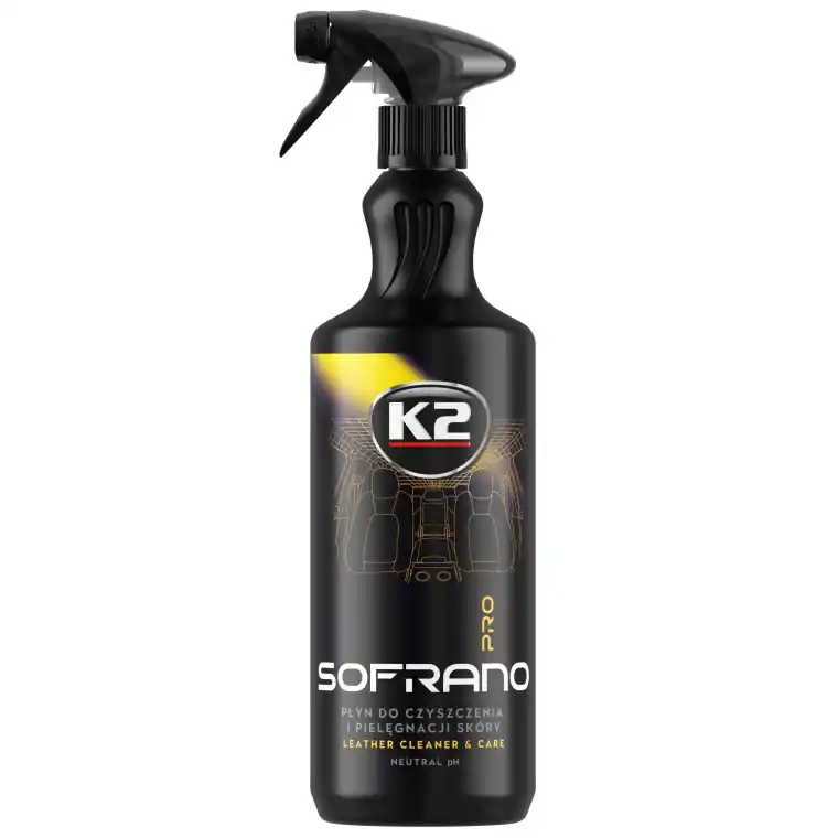 Čistič kůže K2 SOFRANO PRO, 1 litr Rychlé Dodání