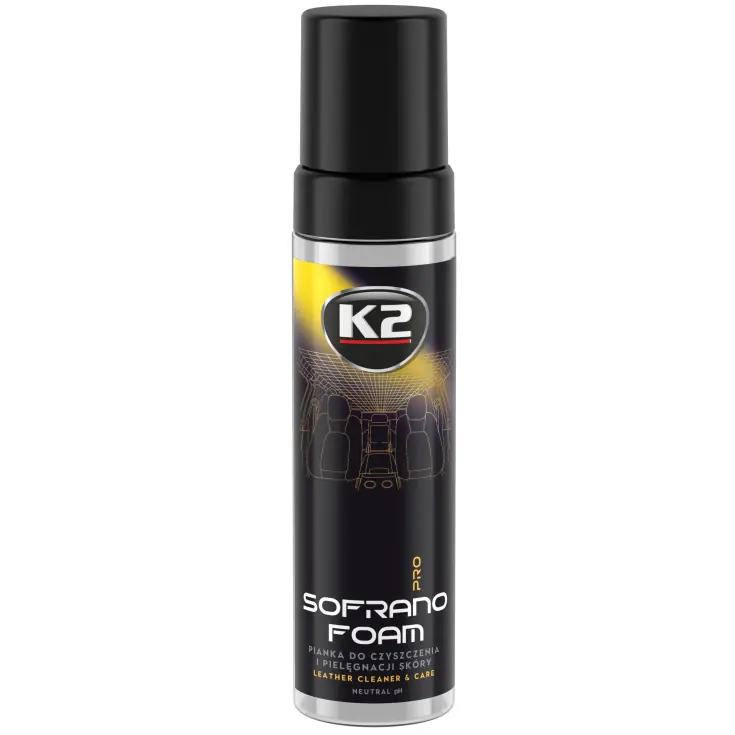 Hit Sezóny Čistící pěna na kůži K2 SOFRANO FOAM PRO, 200 ml