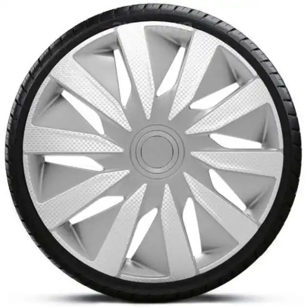 Nejprodávanější Poklice na kola - kryty kol LAZIO carbon 13" - sada 4 ks - J-TEC