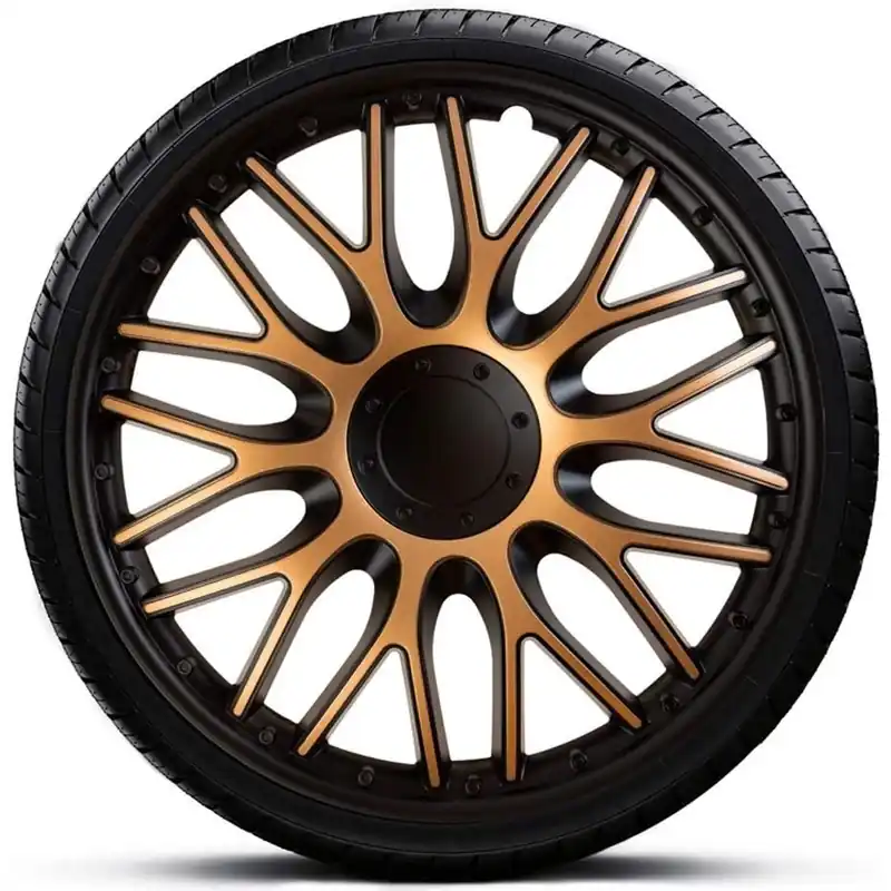 Poklice na kola - kryty kol ORDEN gold black 16" - sada 4 ks - J-TEC Pouze Dnes
