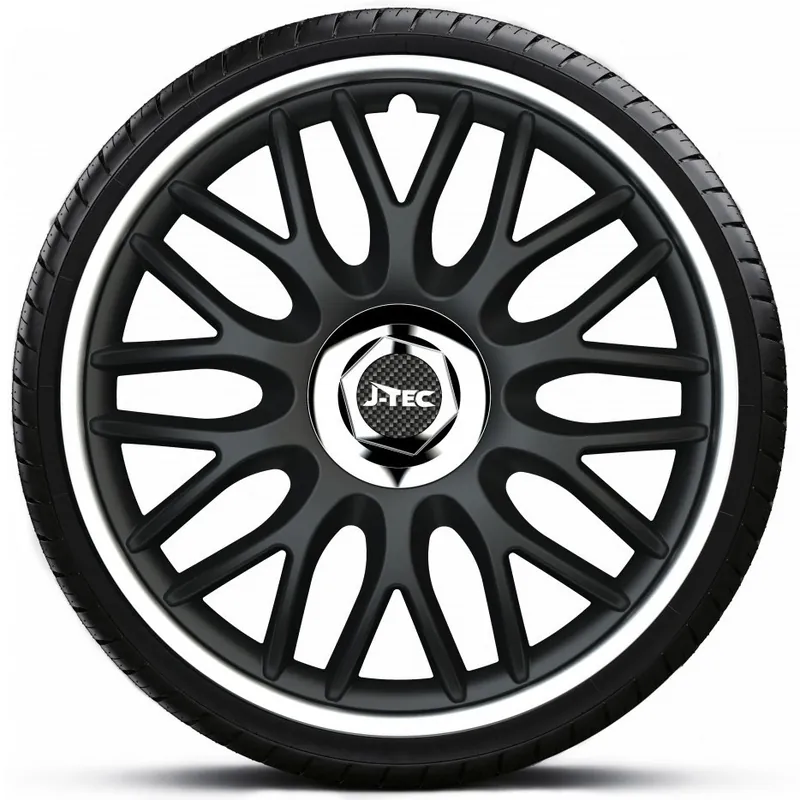 Poklice na kola - kryty kol ORDEN silver R 15" - sada 4 ks - J-TEC Must-Have