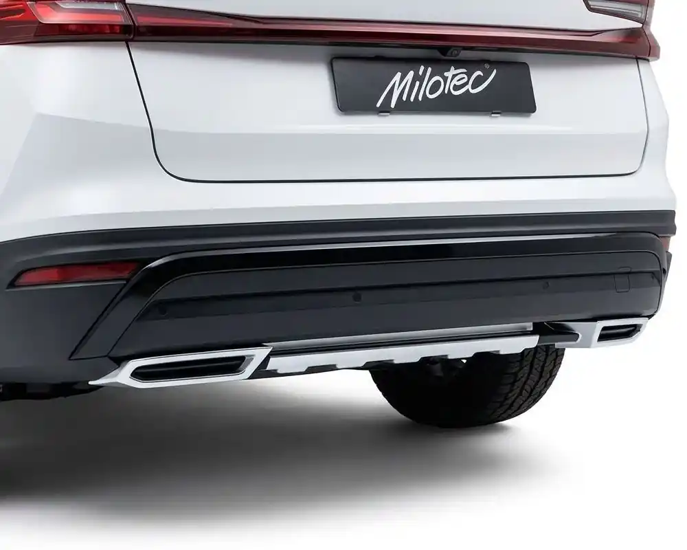 Bezpečná Platba Sportovní imitace výfuku DUMMY Škoda Kodiaq 2 (od roku 2024>) stříbrné MILOTEC